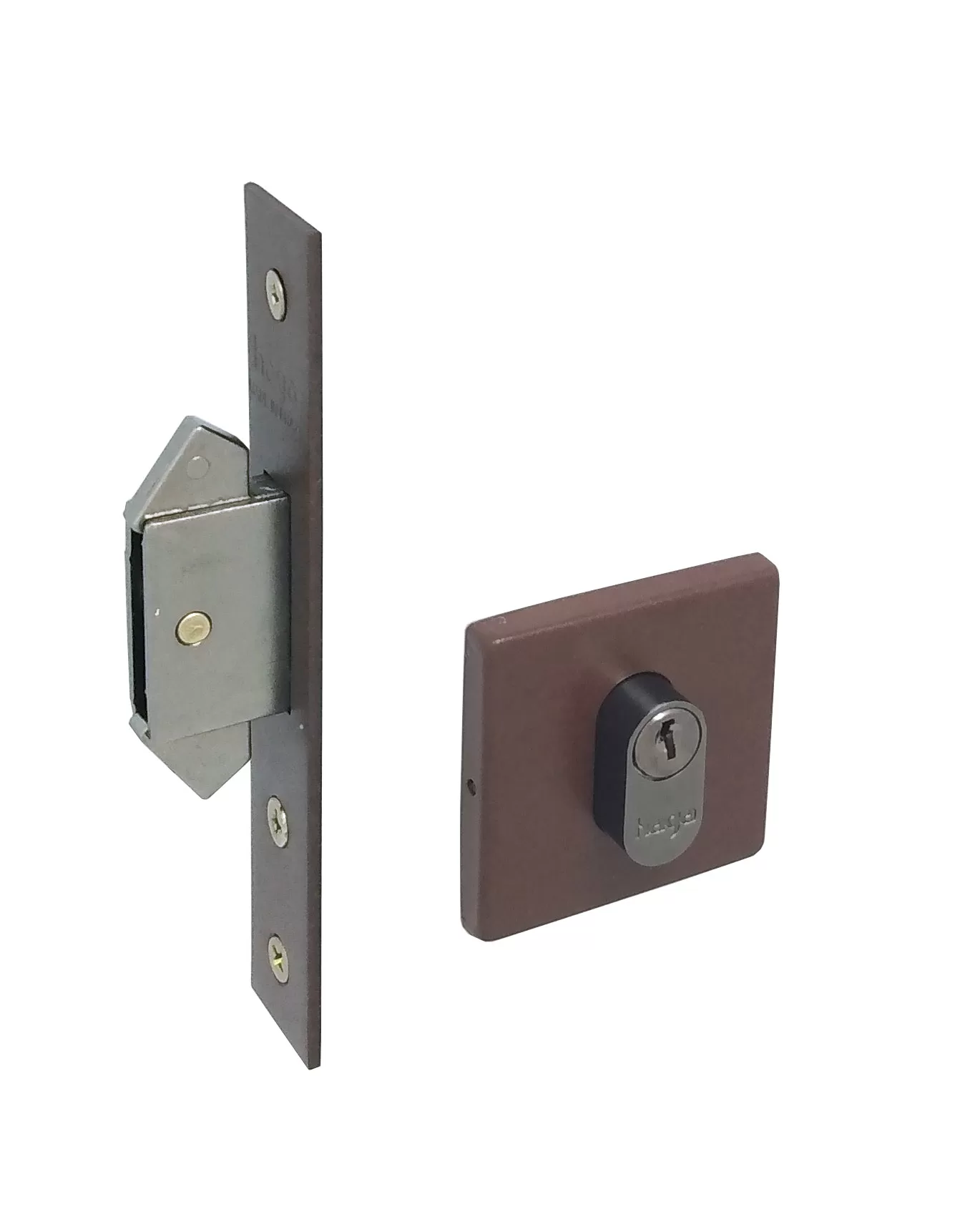 231806 FECHADURA ASA DE AVIAO ROSETA QUADRADA EXTERNO HAGA CORTEN 231806 FECHADURA ASA DE AVIAO ROSETA QUADRADA EXTERNO HAGA CORTEN