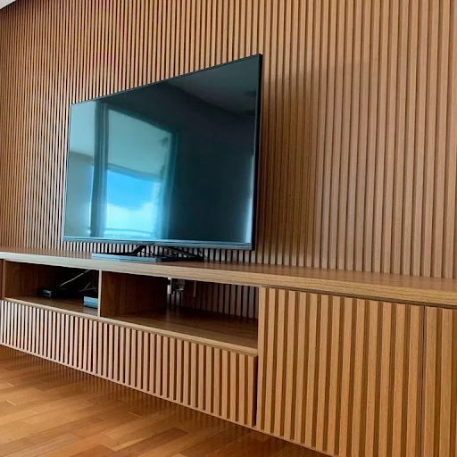 Painel de Madeira Como Painel de TV